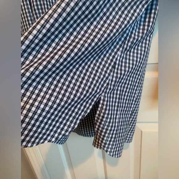 Talbots black/white check blouse. Size 20w. - Picture 5 of 6